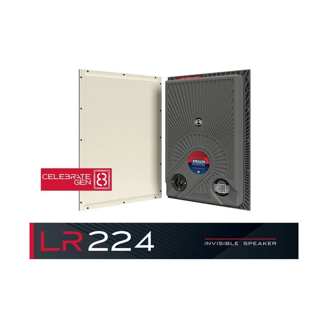 Stealth Acoustics LR224 – kräftige Musik aus einer Wand, die leer aussieht